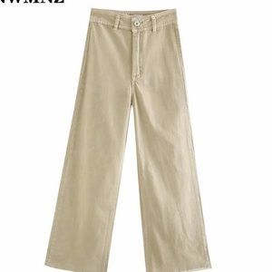 Zara straight leg marine jeans ) used once for a interview didn’t flatter me